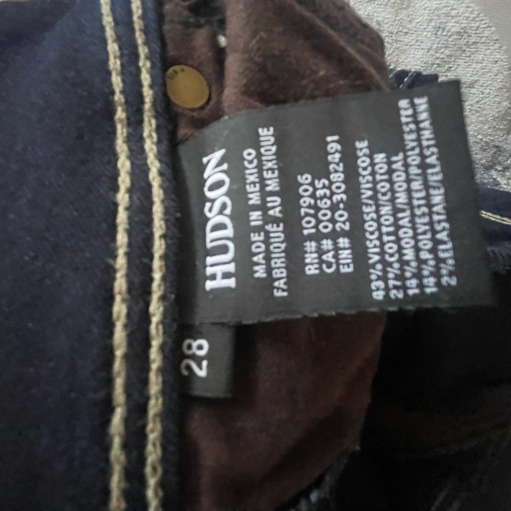 Hudson mid rise skinny jeans - Picture 2 of 5